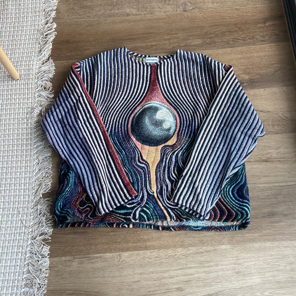 TAME IMPALA WOVEN TAPESTRY SWEATER